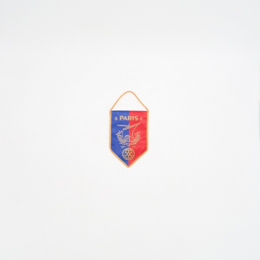 Fanion Vintage Années 50 - Feutre Rouge Et Bleu - Honor Cabin California Estate