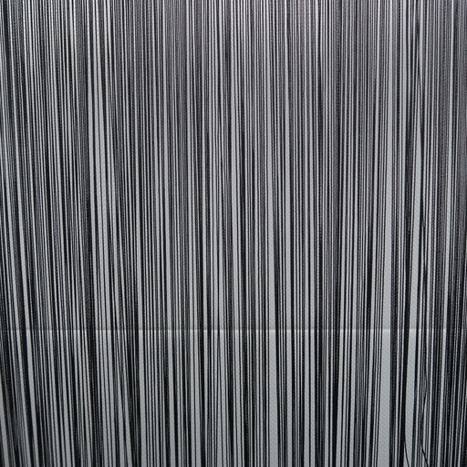 Lot De 2 Rideaux Scintillants à Franges Aluminium 3ft X 8.3ft - Argent - Décoration Fête
