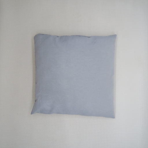 coussin bleu clair