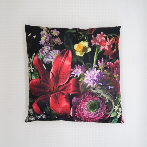 coussin motif floral