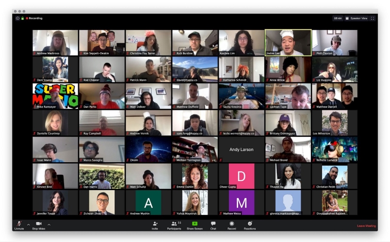 HappyCo Lunch Zoom Call