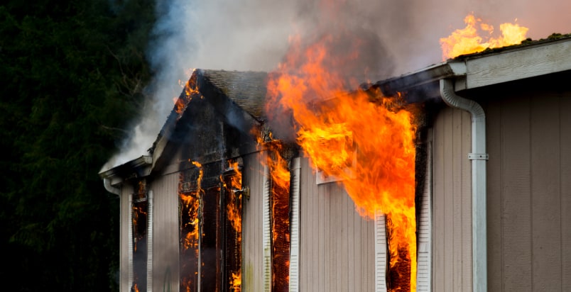 apartment fire