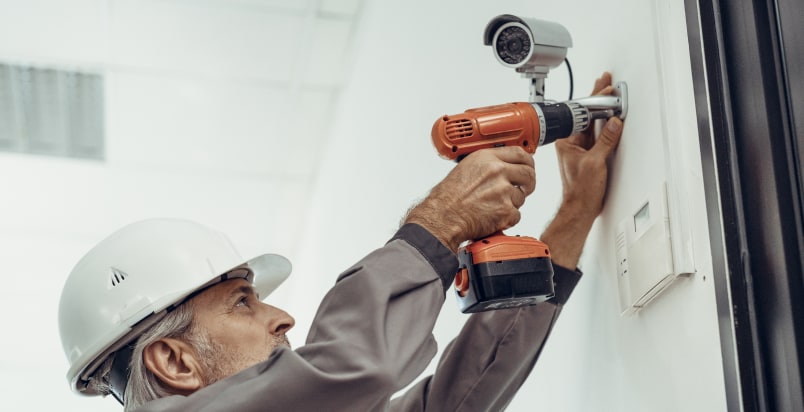installing cameras