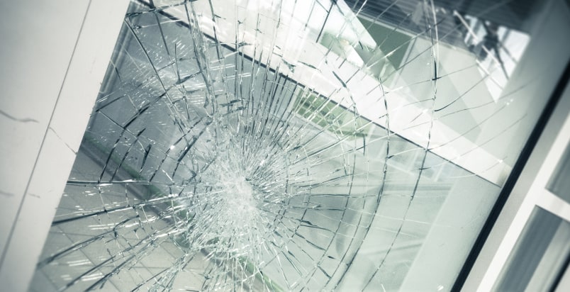 broken window