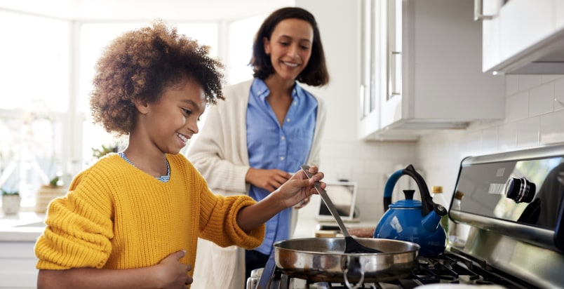 family cooking