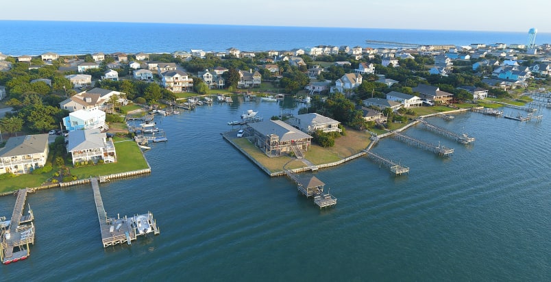aerial cottages