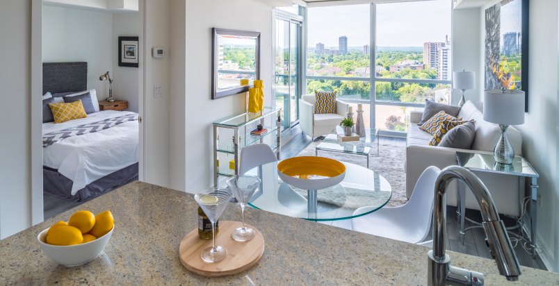 inside apartment