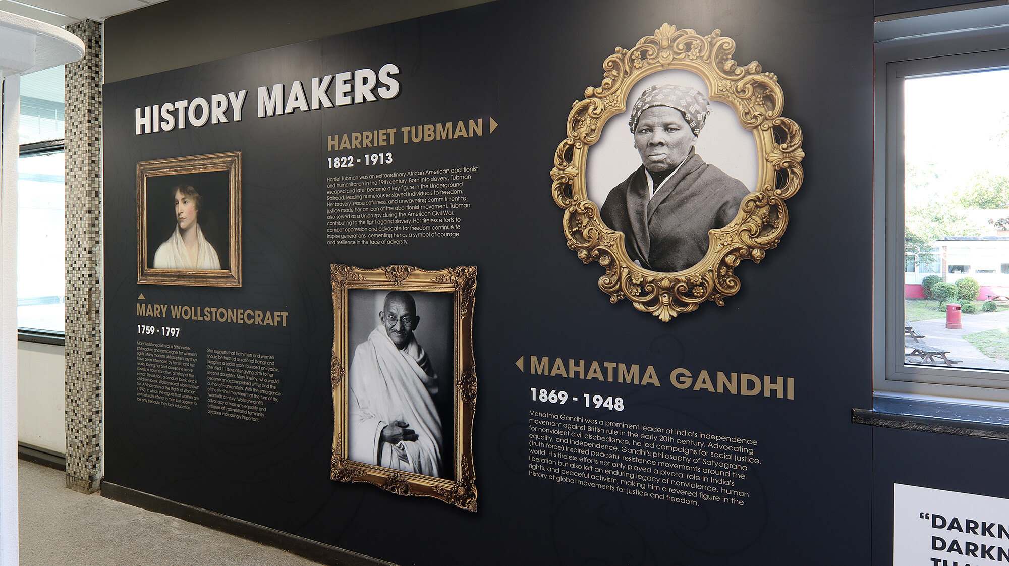 History Makers Panel Display