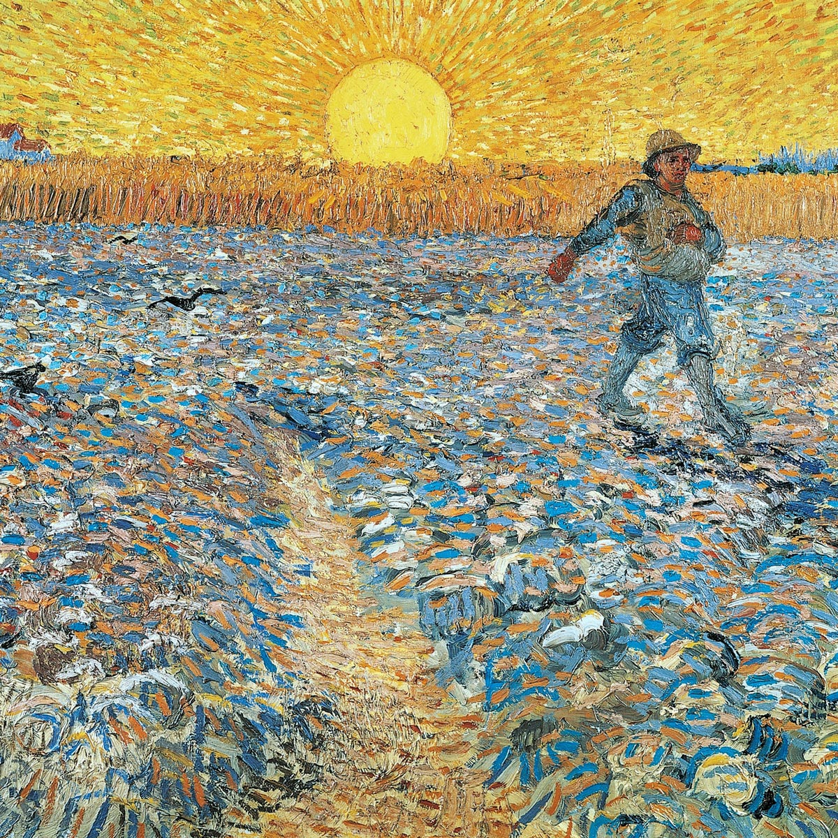 "Sower at Sunset", Vincent Van Gogh, 1888