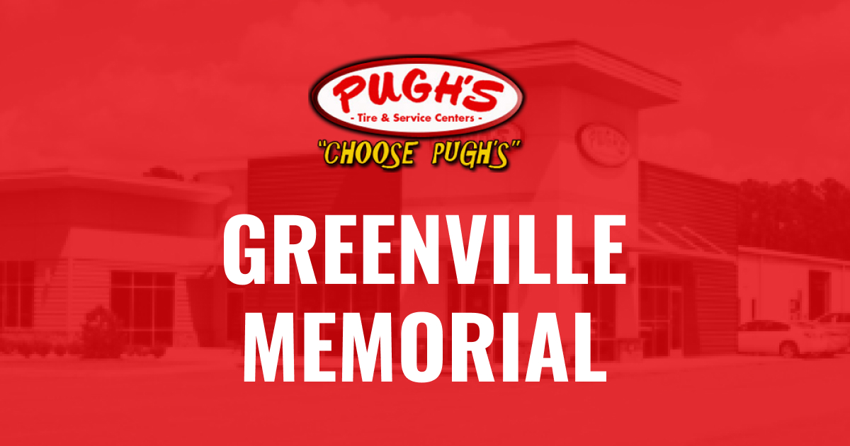 Tires Greenville Memorial NC Pugh’s Tire and Service Centers