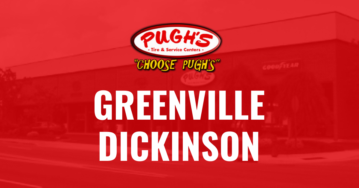 Tires Greenville Dickinson NC Pugh’s Tire and Service Centers