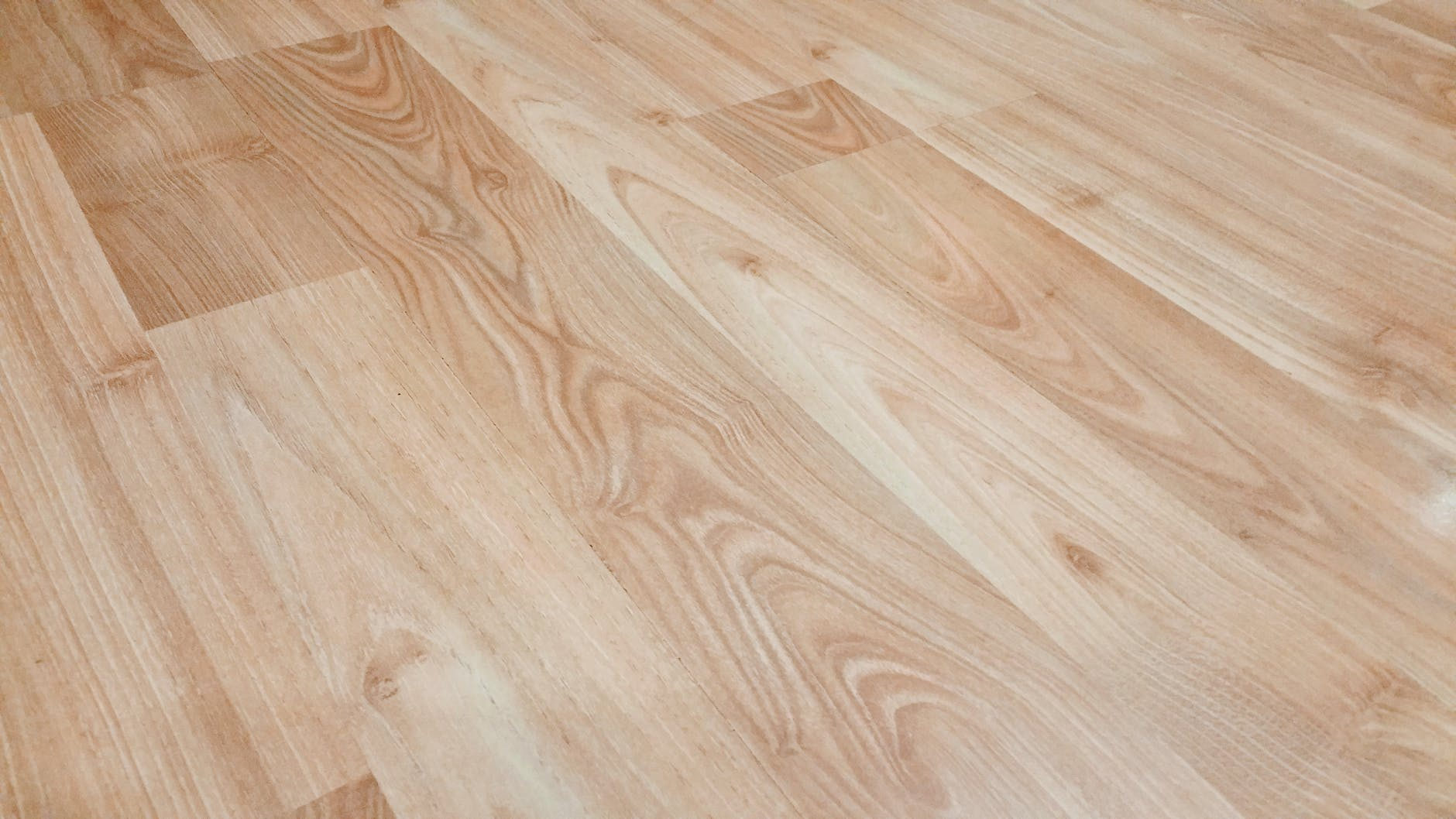 faux laminate wood planks on floor