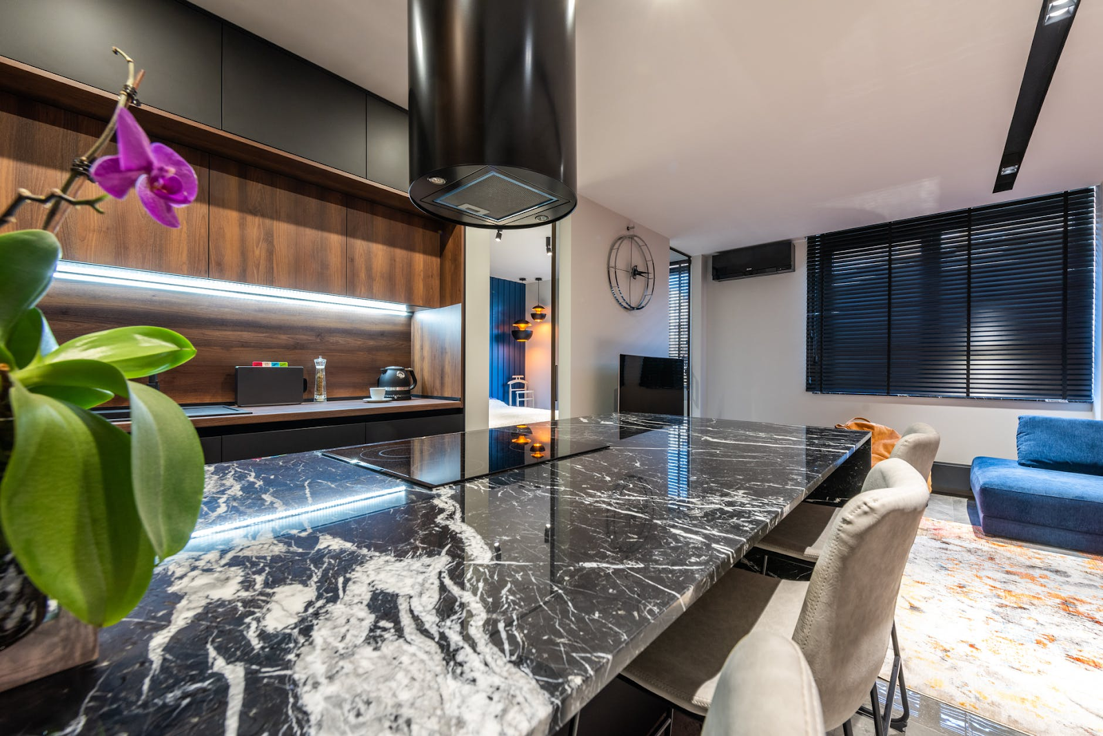 modern marble kitchen