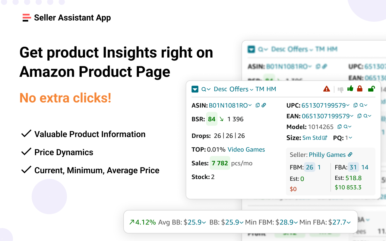 Get Product Insights right on Amazon Product Page