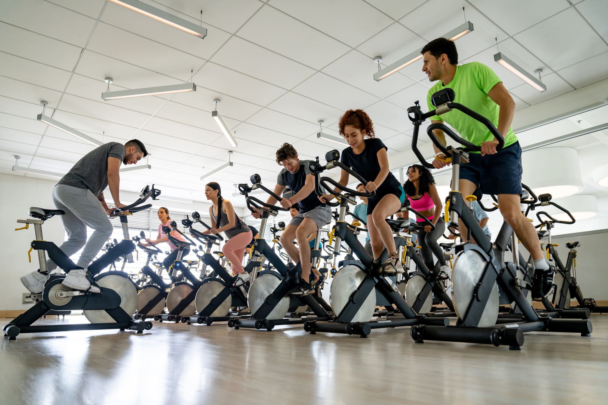 Glass Spin Bike At Walter Mcglothlin Blog