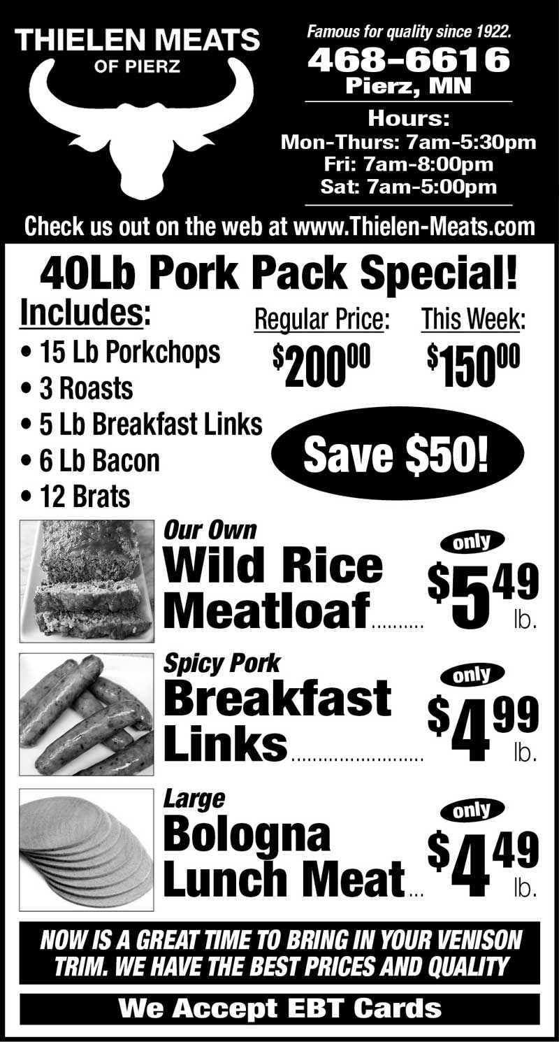 Thielen Meats of Pierz Meat Market and Butcher