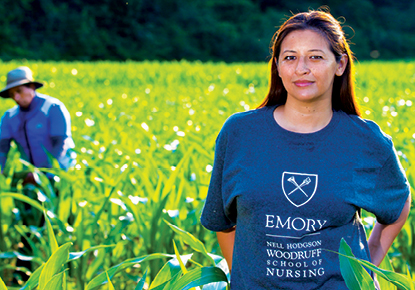 Emory Nursing magazine cover