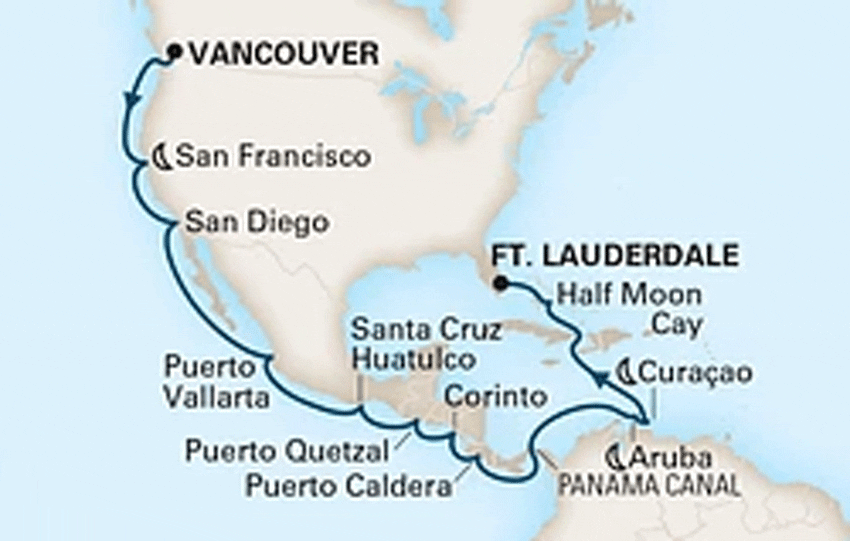 22/23 Night Panama Canal