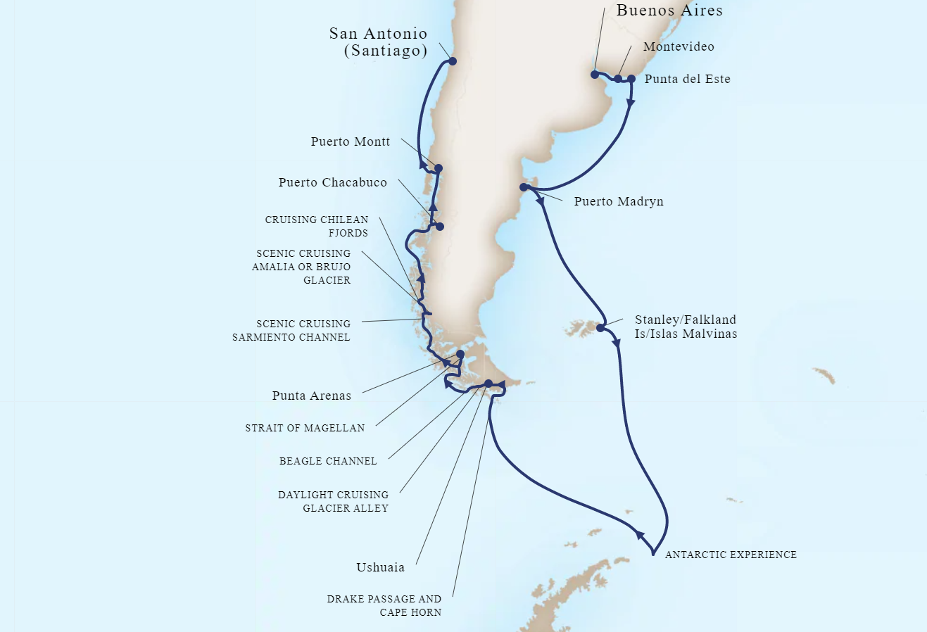 22 Night South America & Antarctica Holiday