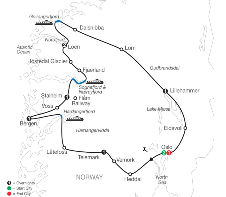 10 Day Scenic Norway