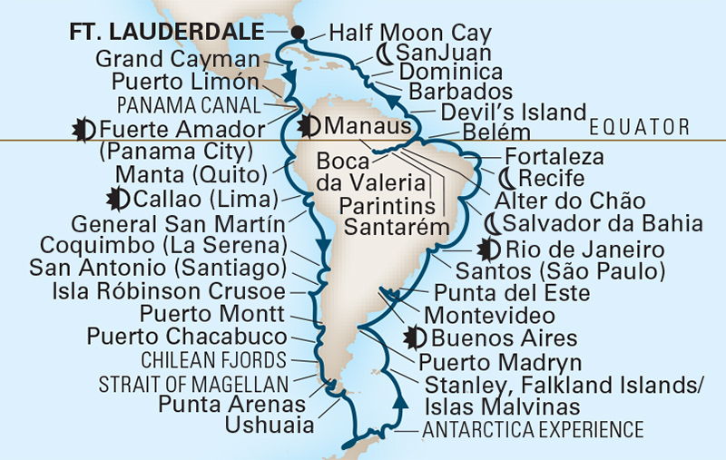 75 Night Grand South America & Antarctica Voyage