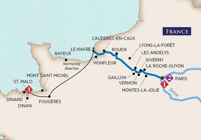 11 Night Impressions of Seine & Paris