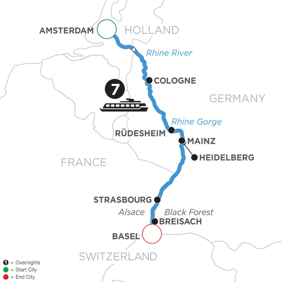 8 Day Romantic Rhine