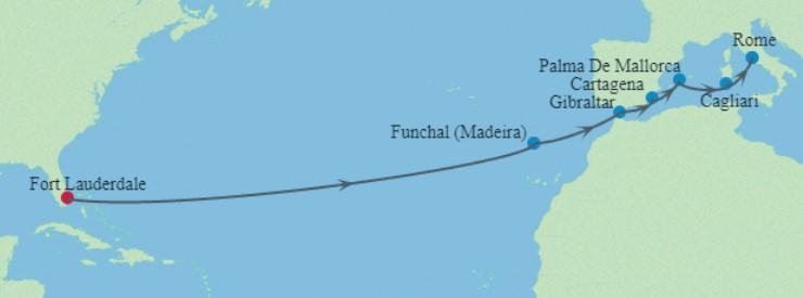 14 Night Transatlantic