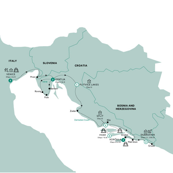 13 Day Venice & the Croatian Coast - Women's Exclusive!
