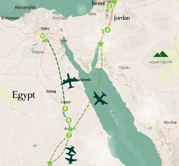 13 Day Jordan & Egypt: Petra to the Pyramids, Small Group!