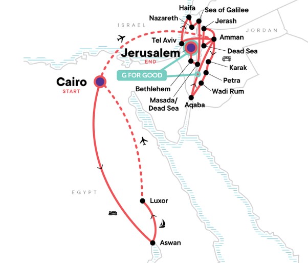 22 Day Best of Egypt, Jordan and Israel