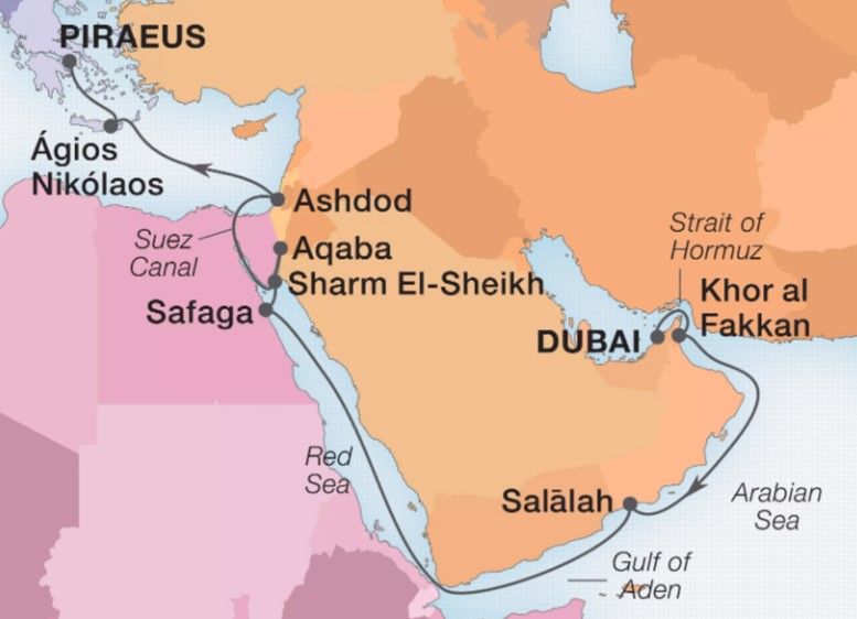 18 Night Arabia, Egypt & Holy Land