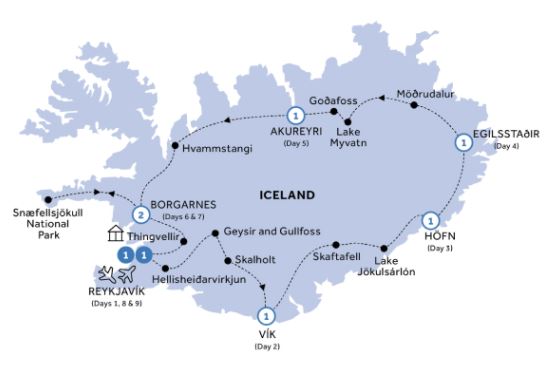 9 Day Natural Wonders of Iceland