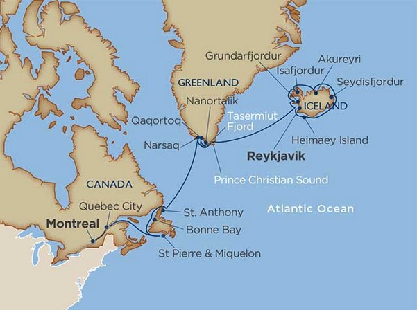 21 Day Star Collector: North Atlantic Explorer: Iceland, Greenland & New England
