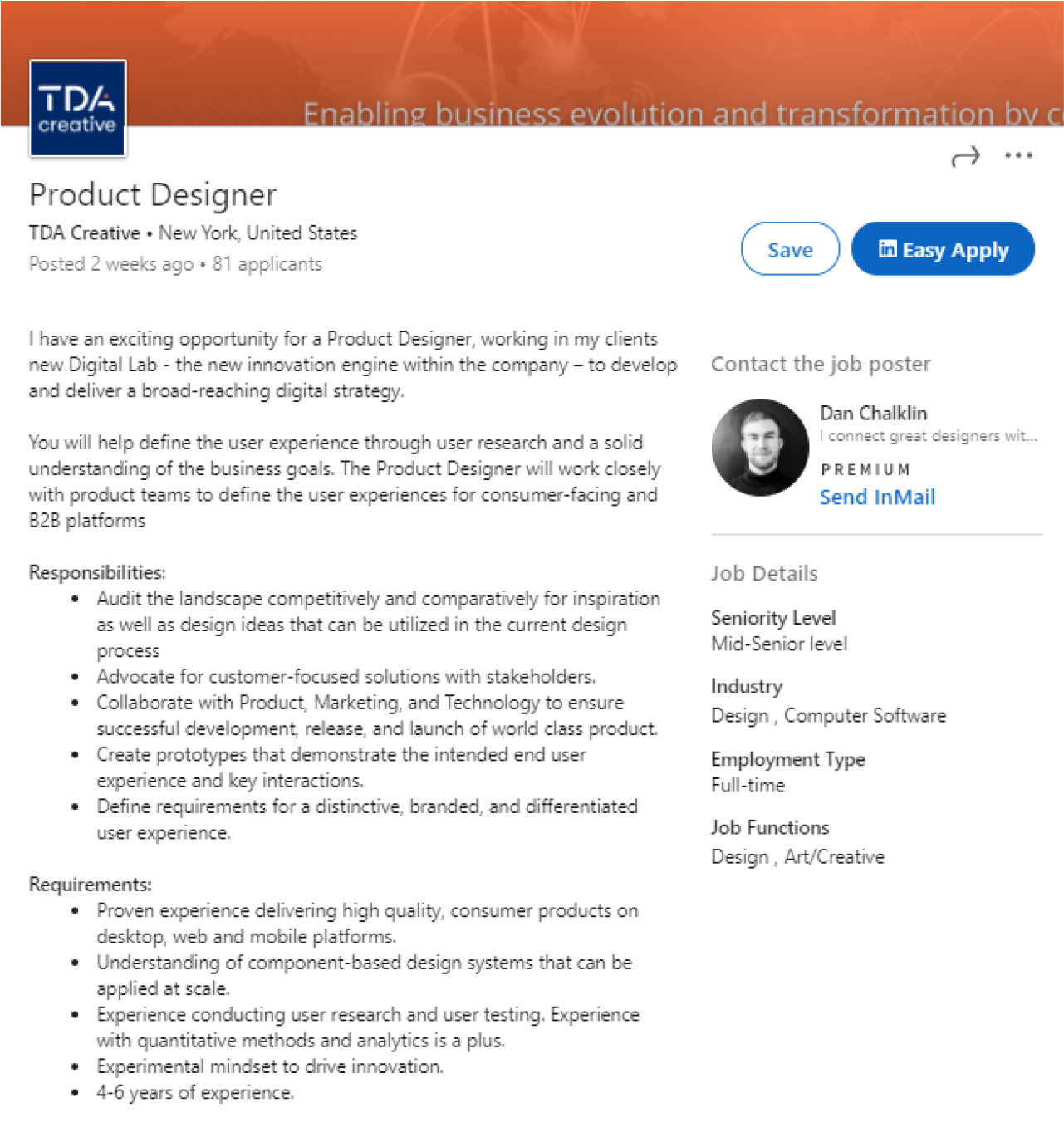 Product Designer Job Description: Explanations and Examples