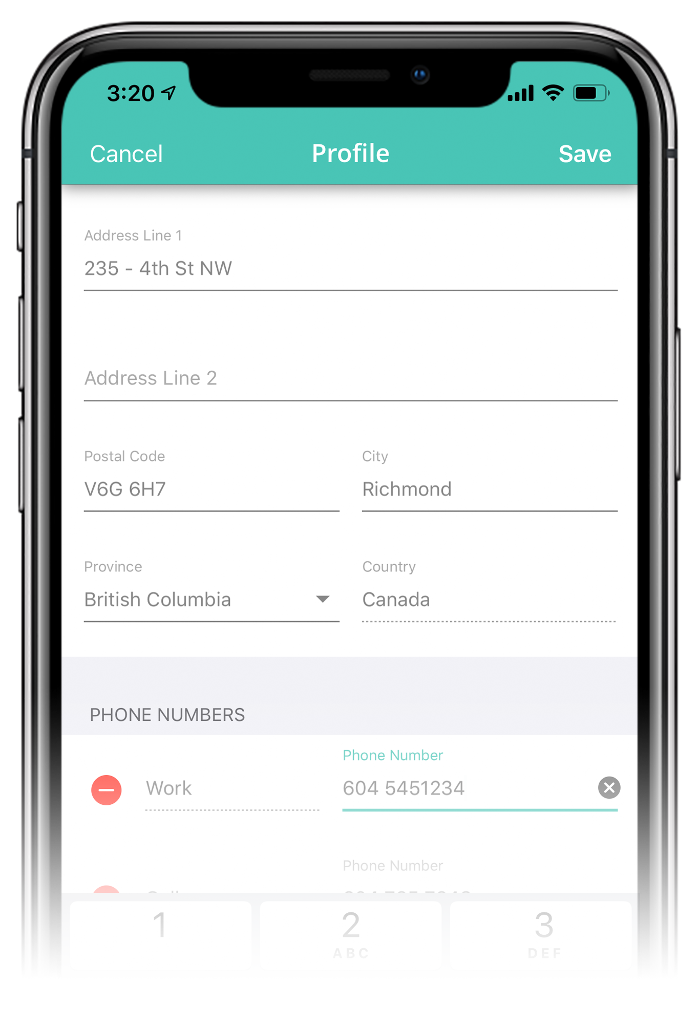 iPhone screenshot of Avanti Go