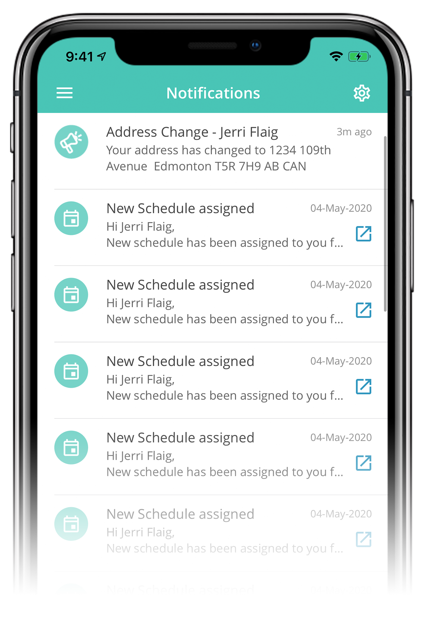 iPhone screenshot of Avanti Go