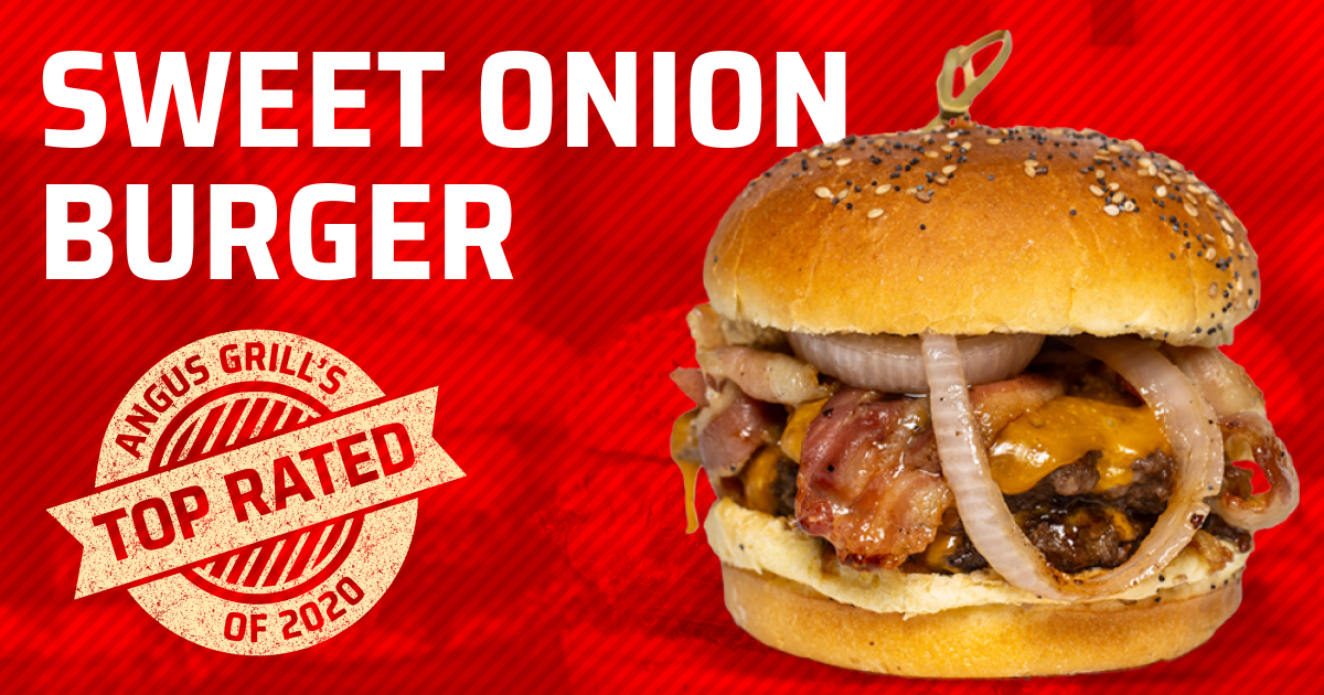 Sweet Onion Burger Angus Grill Top Restaurant Greenville, NC