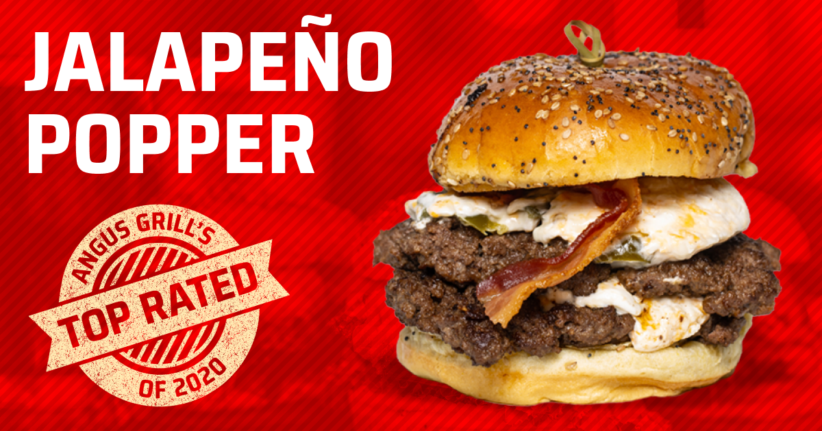 Jalapeño Popper Burger Angus Grill Top Restaurant Greenville, NC
