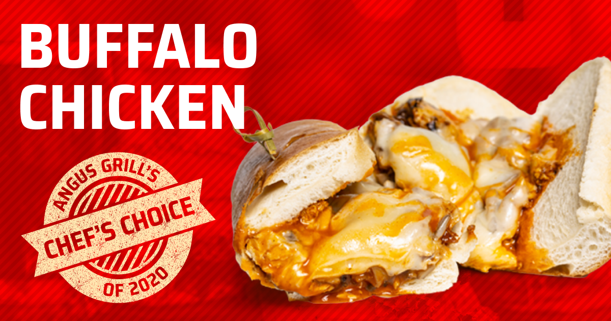 Buffalo Chicken Cheesesteak Angus Grill Top Restaurant Greenville, NC