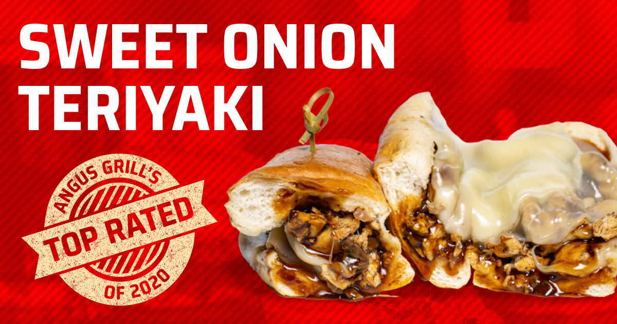 Sweet Onion Teriyaki Cheesesteak Angus Grill Top Restaurant