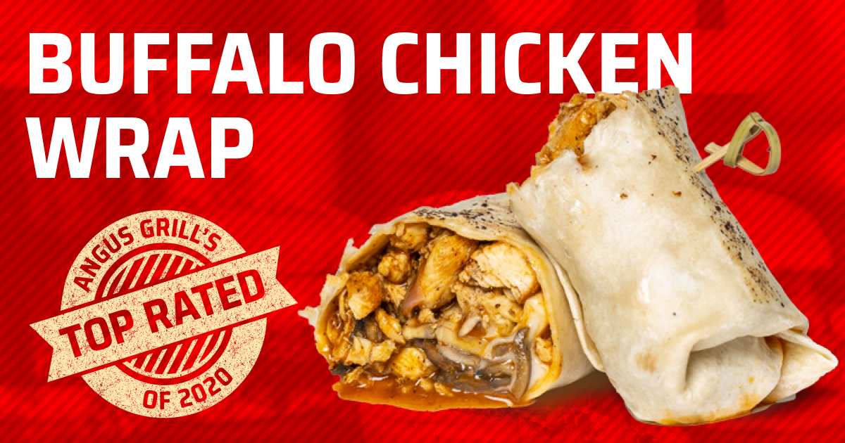 Buffalo Chicken Wrap Angus Grill Top Restaurant Greenville, NC