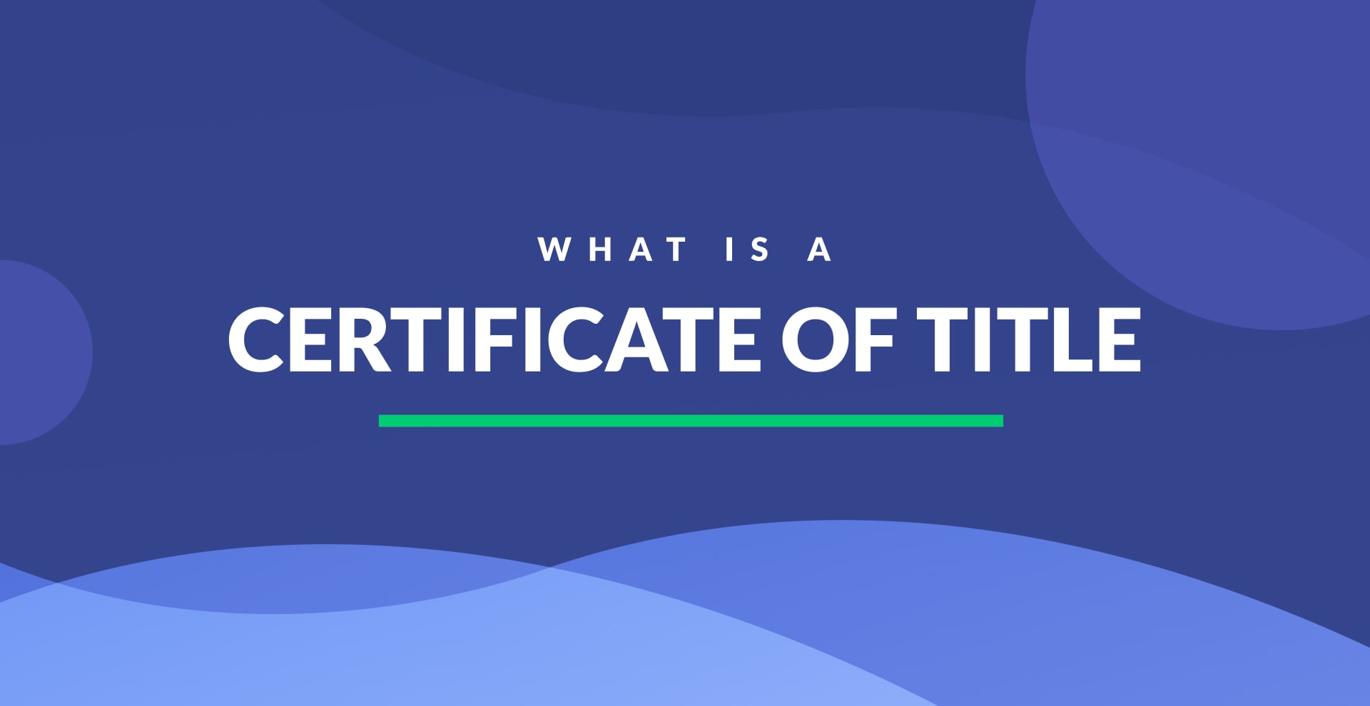 What Is A Certificate Of Title Definition & Examples
