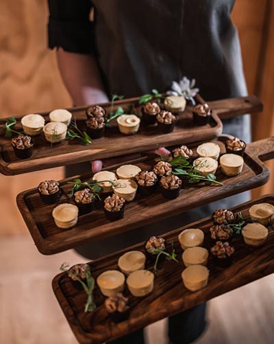 Dessert canapes
