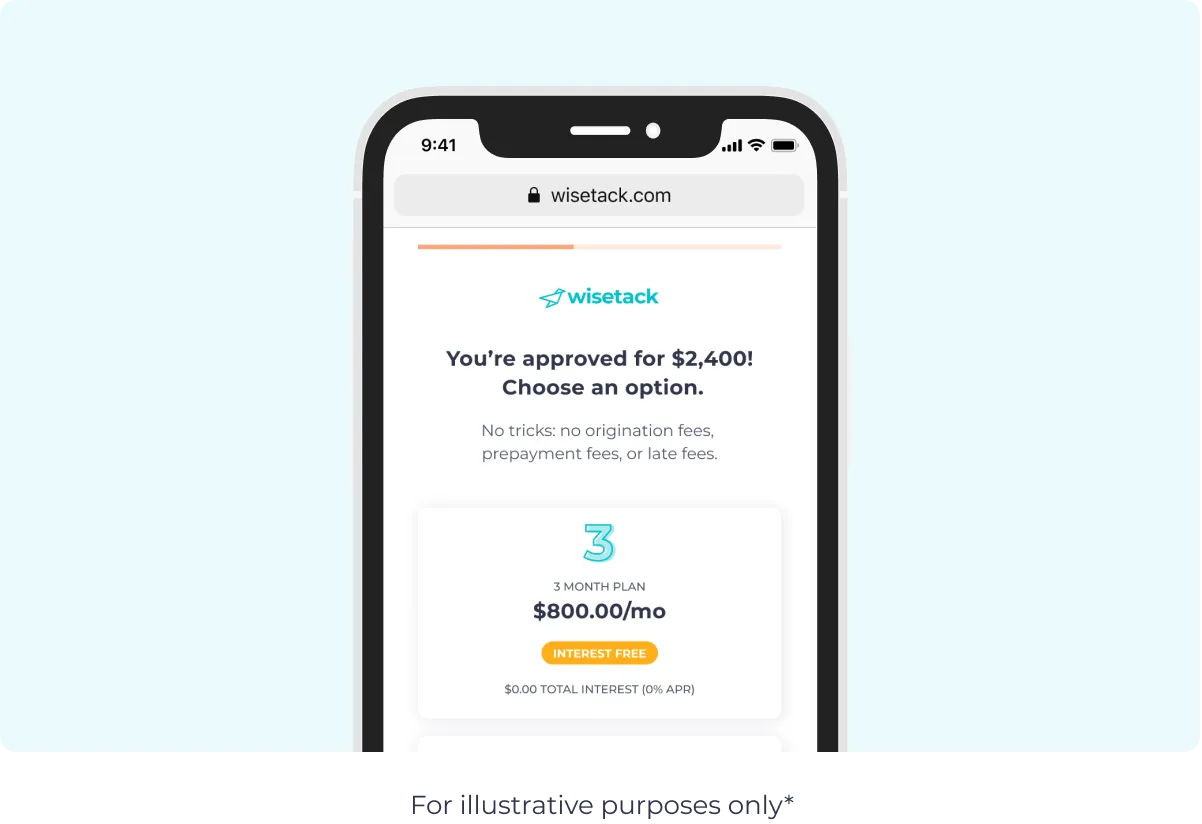 Wisetack Pay Over Time for Home Services