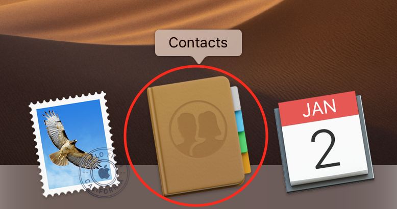 Contacts App on Mac
