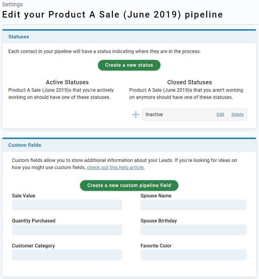An example of a poorly constructed pipeline