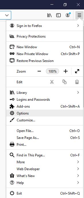 Make LACRM your home page in Firefox