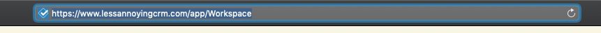 Create a shortcut to LACRM on Mac