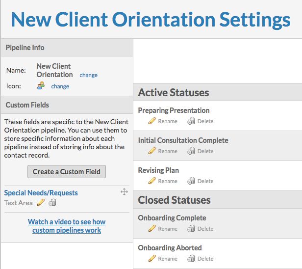 new client orientation